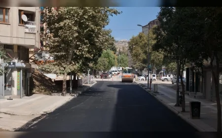 Elazığ’da Balakgazi Caddesi Yeniden Trafiğe Açıldı: Asfalt Çalışmaları Beklenenden Erken Tamamlandı
