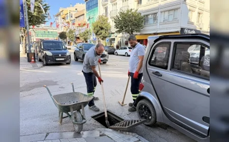 Yalova Belediyesi yağmur suyu hatlarında temizlik seferberliği başlattı