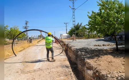 Özal Mahallesi’nde 25 kilometrelik içme suyu hattı projesiyle su kesintilerine kalıcı çözüm hedefleniyor