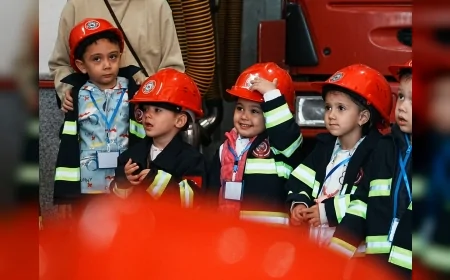 Düzce İtfaiyesi 28 Okuldan 744 Öğrenciyi Ağırladı: Minik İtfaiyecilere Başarı Belgesi