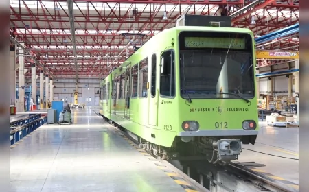 BursaRay vagonlarında LED dönüşümüyle yüzde 80 enerji tasarrufu sağlandı