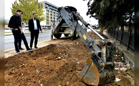 Bornova’da okul çevreleri yenileniyor: Öğrenciler için güvenli yaya yolları ve yeni kavşak düzenlemesi