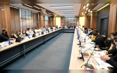 Elazığ Etso Başkanı İdris  Alan, mimar ve mühendislerle buluştu