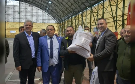 Bursa’da 560 üreticiye yüzde 70 hibeli İtalyan çimi tohumu desteği