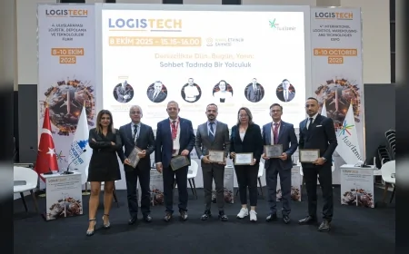 İzmir’in denizcilik vizyonu Logistech Fuarı’nda ele alındı: “Türkiye doğal bir lojistik üs konumunda”