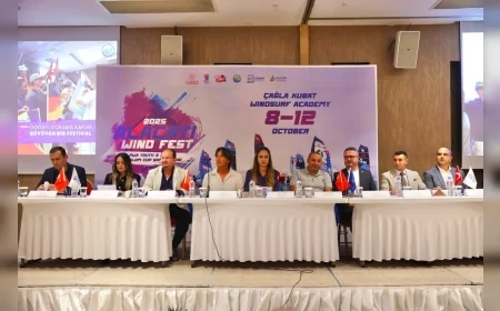 Alaçatı Windfest 2025 başladı: 13 ülkeden sporcular “Doğa İçin Yarışıyor”