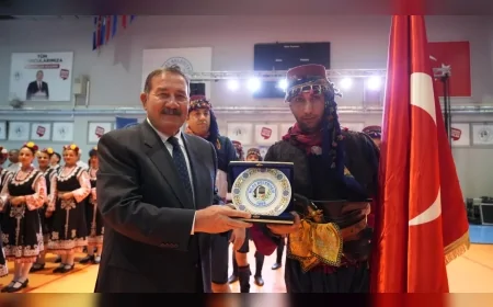 5. Milas Uluslararası Halk Oyunları Gecesi’nde beş ülke kültürlerini sahneye taşıdı