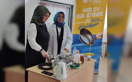 Malatya’da “Her Ev Bir Atölye” projesiyle bitkisel atık yağlar sabuna dönüştürülüyor