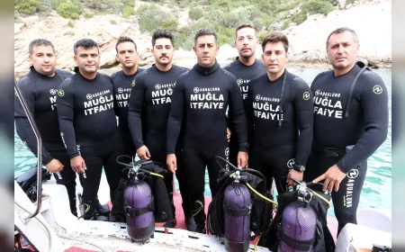 Muğla Büyükşehir Belediyesi Su Altı Arama Kurtarma Ekibi Göreve Başladı: “Dakikaların Hayat Kurtardığı Anlarda 7/24 Hizmetteyiz”