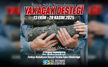 Fethiye Belediyesi’nden ihtiyaç sahiplerine kış öncesi yakacak desteği başvuruları başladı