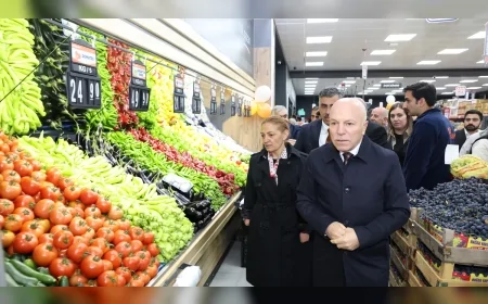 Erzurum’da Halk Pazarı’nın 8’inci Şubesi Hilalkent’te Açıldı: “Hem Vatandaş Kazanıyor Hem Üretici”