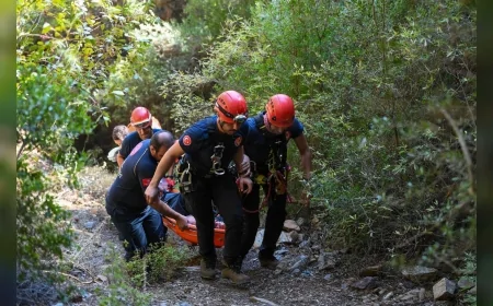 İzmir İtfaiyesi Balçova Terapi Ormanları’nda yaralı vatandaşı 2 saatlik operasyonla kurtardı