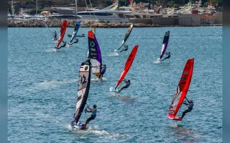 Alaçatı Windfest 2025 renkli görüntülerle sona erdi, ödüller sahiplerini buldu