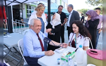 Nilüfer’de Halk Sağlığına Yoğun İlgi: Üç Günde 1500 Kişi Ücretsiz Sağlık Hizmetlerinden Yararlanıldı