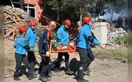 Manisa’da 6,6 Büyüklüğünde Deprem Senaryosu ile Tatbikat: “Afetlere Karşı Hep Birlikte Hazır Olacağız”