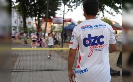 Düzce Belediyesi 9 Aylık Spor Raporunu Açıkladı: Yaz ve Kış Spor Okullarında 5 Bini Aşkın Katılım