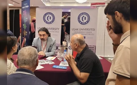 Uşak Üniversitesi Tunus’ta Uluslararası Öğrencilere Türkiye’deki Eğitim Fırsatlarını Tanıttı