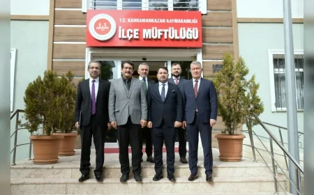 Başkan Çırpanoğlu, Camiler ve Din Görevlileri Haftası'nda İlçe Müftüsü Yalman’ı Ziyaret Etti