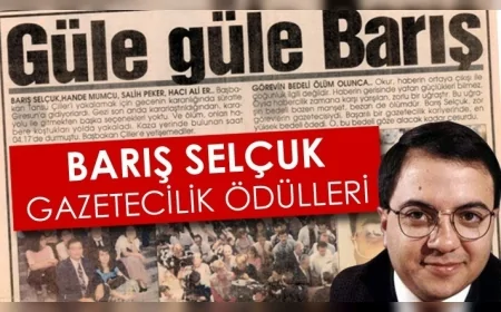 26. Barış Selçuk Gazetecilik Ödülleri’nde başvurular başladı