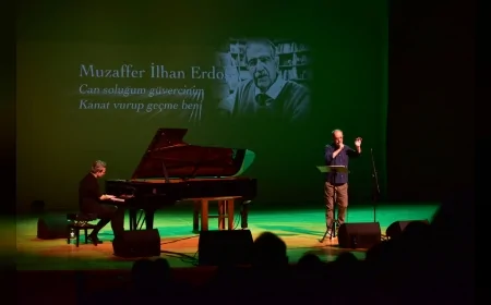 Hüsnü Arkan ve Dengin Ceyhan’dan Bursa’da Şiirle Müziğin Buluştuğu Unutulmaz Gece