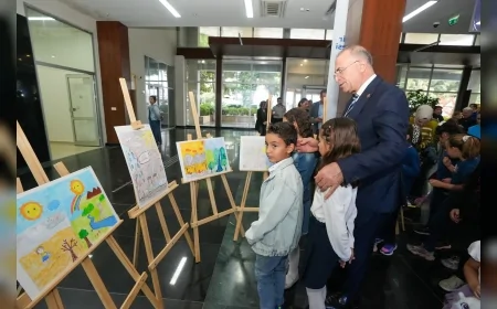 Gaziemirli Minik Ressamlar İklim Krizine Dikkat Çekti: “Suyumuzu Korumalıyız”