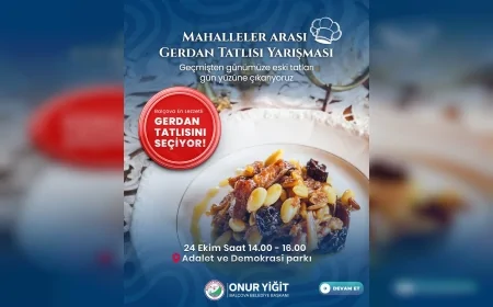 Balçova Belediyesi’nden Geleneksel Tatlara Vefa: “Gerdan Tatlısı Yarışması” 24 Ekim’de Başlıyor
