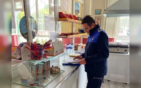 İnegöl Belediyesi’nden okul kantinlerine sıkı denetim: 78 kantin kontrol edildi