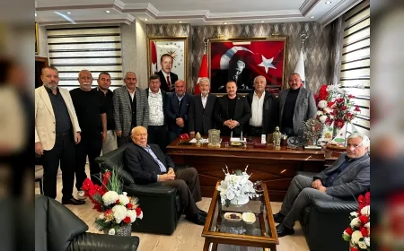 Sincan Şoförler Odası Başkanı İsa Yalçın, Mustafa Tuna’yı Ağırladı