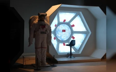 “Ufkun Ötesinde” Sergisi Düzce Bilim Merkezi’nde: Türkiye’nin Uzay Yolculuğu Ziyaretçilerini Bekliyor