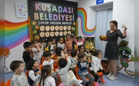 Kuşadası Belediyesi’nden Miniklere Vitamin Şenliği: “Sağlıklı Beslenme Erken Yaşta Başlar”