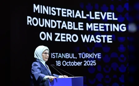 Emine Erdoğan: “Birleşmiş Milletler Sıfır Atık Mekanizması kurulmalıdır”
