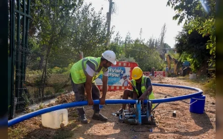 MESKİ, Tarsus Kaburgediği Mahallesi’nde 2 Bin 50 Metrelik Yeni Hatla Kesintisiz İçme Suyu Sağladı