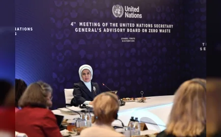 Emine Erdoğan: “Ortak evimiz dünya için seslerimizi İstanbul’da birleştirdik”