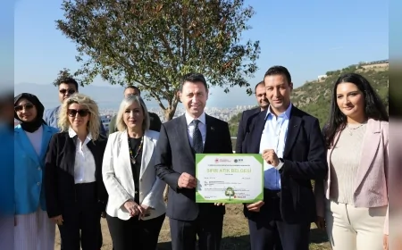 Bayraklı Belediyesi “İlçe Geneli Sıfır Atık Belgesi”yle Türkiye’de Örnek Oldu