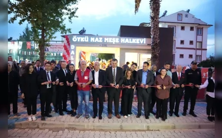 Dalaman’da Öykü Nas Meşe Halkevi ve Merkez Mahallesi Muhtarlık Binası Törenle Hizmete Açıldı