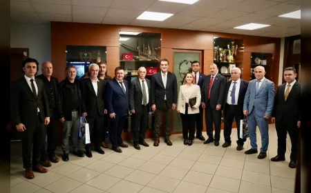 19 Ekim Muhtarlar Günü’nde Giresunlu Muhtarlardan Başkan Fuat Köse’ye Ziyaret