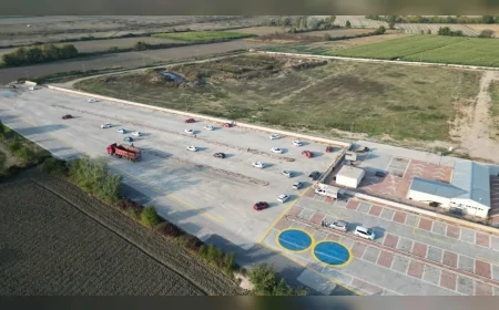 İnegöl Belediyesi Yeni Sürücü Adayı Eğitim Alanını Hizmete Açtı