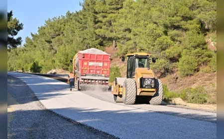 Kırkağaç’ta Yağmurlu-Bademli Yolu Yenilendi: Ulaşım Daha Konforlu ve Güvenli Hale Geldi