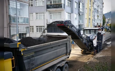 Giresun Belediyesi Şehrin Dört Bir Yanında Eş Zamanlı Saha Çalışmalarını Sürdürüyor