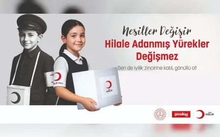 Kızılay Haftası Okullarda “Nesiller Değişir, Hilale Adanmış Yürekler Değişmez” Temasıyla Kutlanacak
