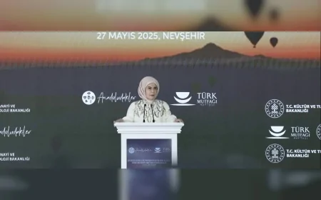 Emine Erdoğan: “Yeşil Vatan Seferberliği ile yarınlarımız için bir fidan sahiplenelim, ormanlarımızı çoğaltalım”
