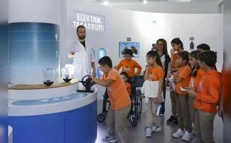 Mersin’de Çocukların Bilimle Buluşma Noktası Mercan Bilim Merkezi Yeni Dönemde Binlerce Ziyaretçiyi Ağırlıyor