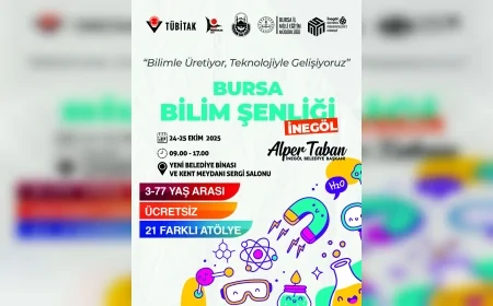 TÜBİTAK Bursa Bilim Şenliği İnegöl’de Başlıyor: 3’ten 77’ye Herkes Bilimle Buluşacak