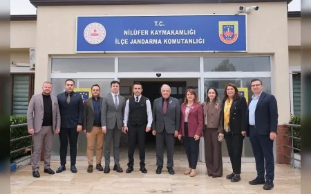 Nilüfer Belediye Başkanı Şadi Özdemir’den Üsteğmen Çağlar Önderışık’a Hayırlı Olsun Ziyareti