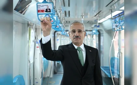 Abdulkadir Uraloğlu: “29 Ekim’de Ankara, İstanbul ve İzmir’de Raylı Sistem Hatları Ücretsiz Olacak”