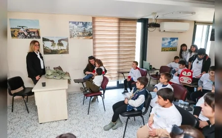Buca’nın Kızılçullu Tarım Okulu’nda Otizmli Çocuklara Doğayla İç İçe Öğrenme Deneyimi