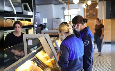 Çeşme’de Fırınlara Hijyen Denetimi: Dört İşletmeye Cezai İşlem Uygulandı