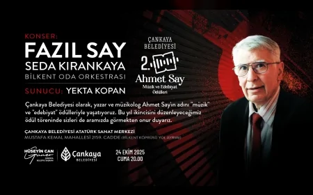 Çankaya Belediyesi’nden Ahmet Say’a Vefa: 2. Ahmet Say Müzik ve Edebiyat Ödülleri Sahiplerini Buluyor