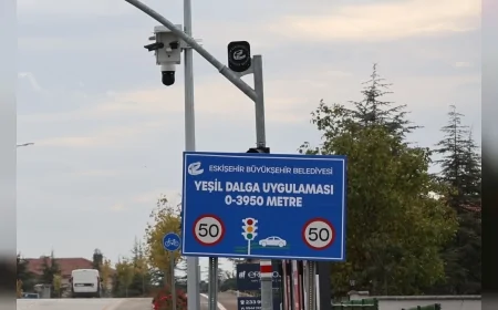 Eskişehir’de “Yeşil Dalga” Uygulaması Genişliyor: 100. Yıl Bulvarı Boyunca 14 Kavşakta Aktif Hale Geldi