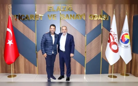 Ersan Gülmez’den Elazığ Ticaret ve Sanayi Odası Başkanı İdris Alan’a Ziyaret: “Elazığ Benim İçin Çok Özel Bir Şehir”